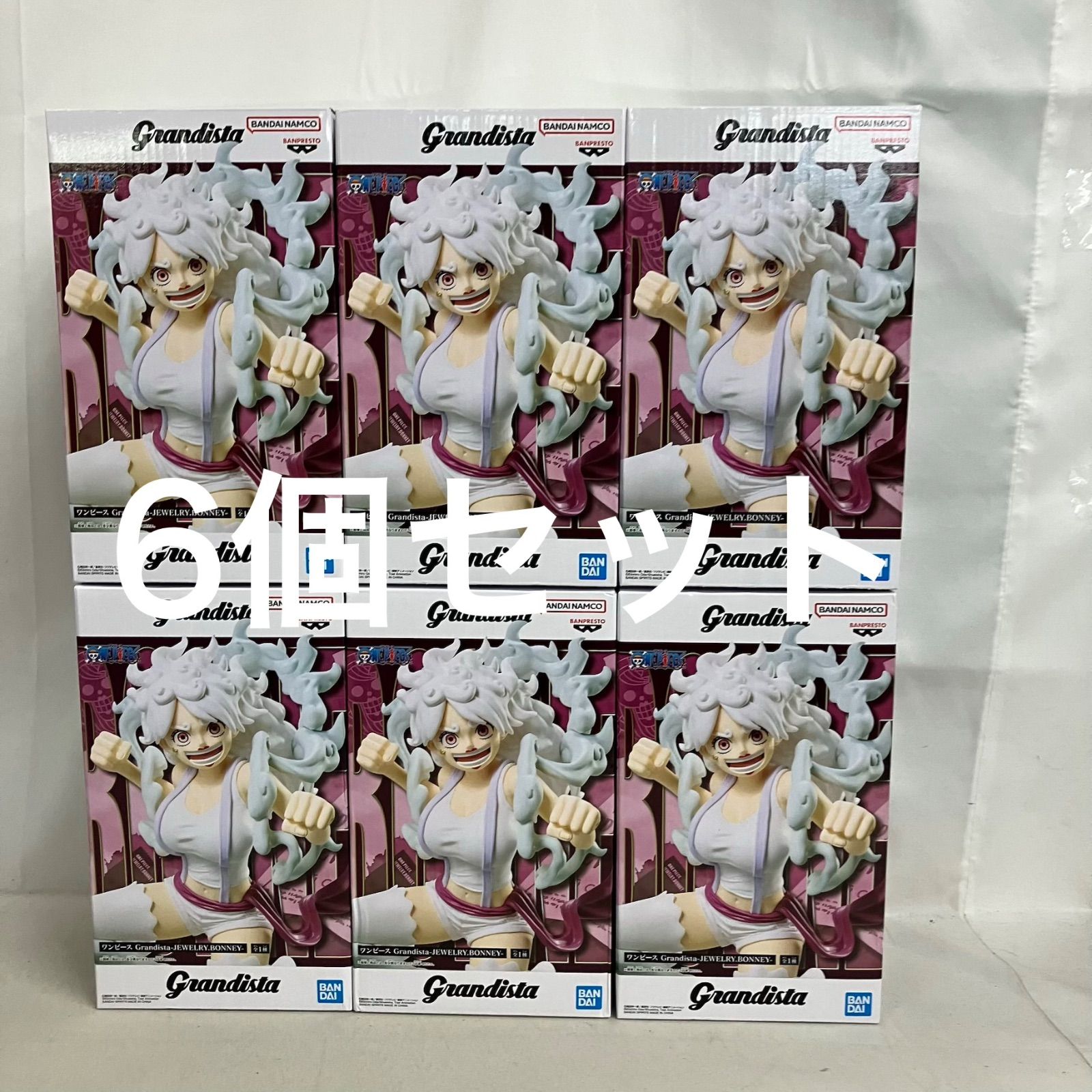 未開封 ONE PIECE Grandista ジュエリー・ボニー フィギュア 6個セット 