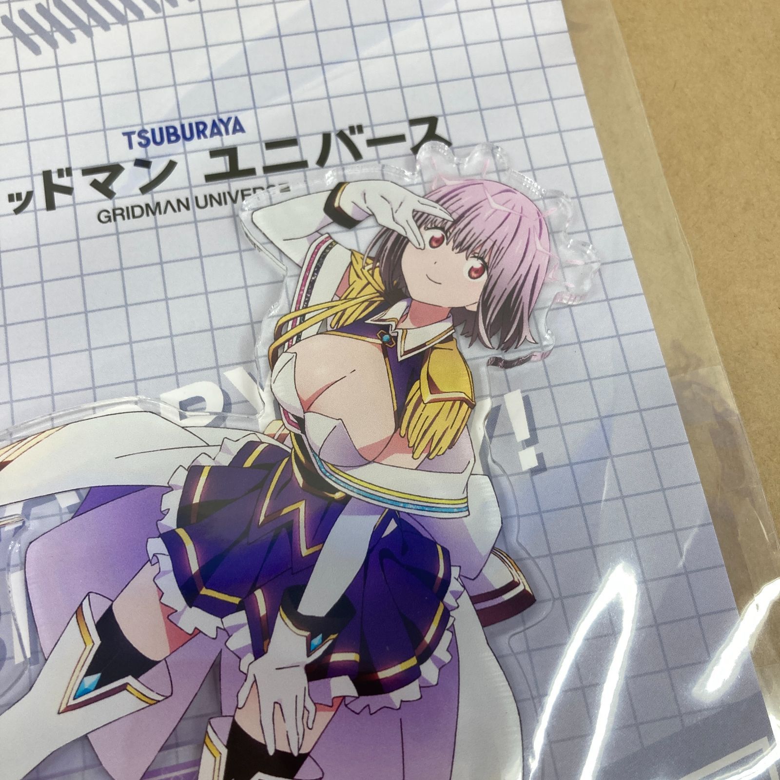 グリッドマン ユニバース アクスタ 宝多六花/新条アカネ グッズ 未開封 