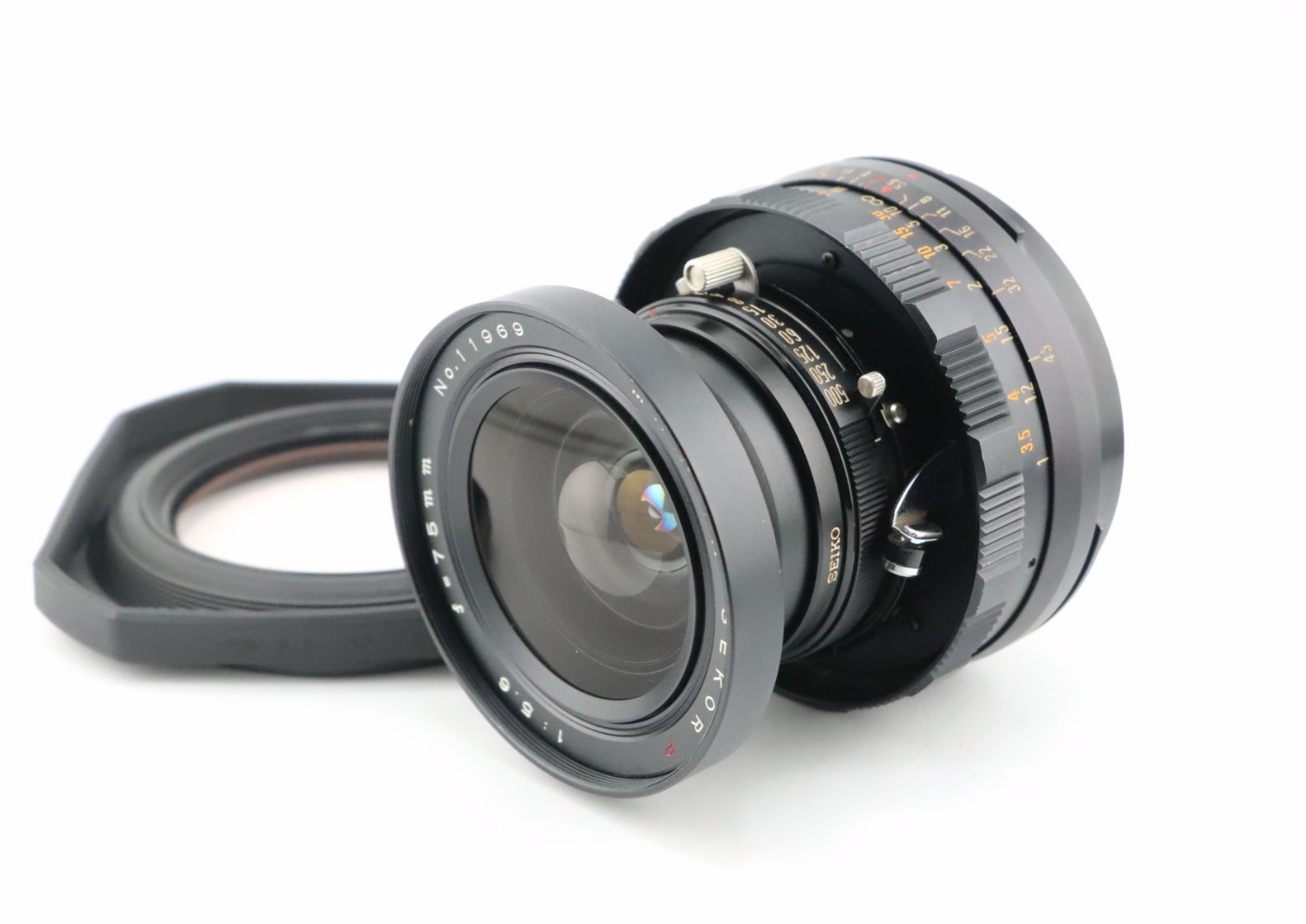 ★美品★﻿マミヤ MAMIYA-SEKOR P 75mm F5.6★　W0615＃5196