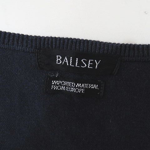 ボールジー BALLSEY トゥモローランド 長袖 ニット カーディガン 紺系