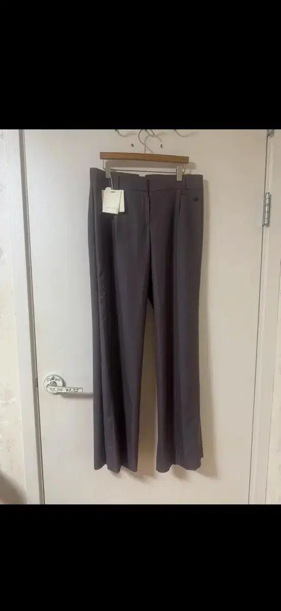 新品 The HANDSOME マイン ワイド スラックス DARK GREY