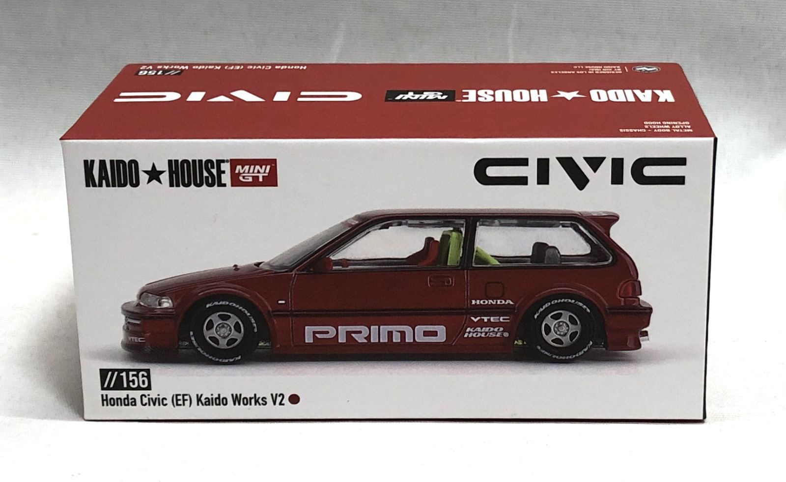 美品◇KAIDO HOUSE×MINI GT Honda シビック EF Kaido Works V2 街道
