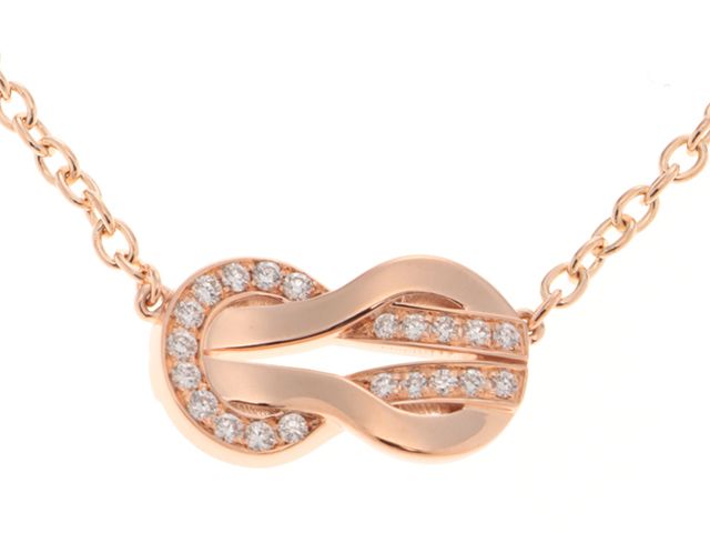 FRED フレッド ジュエリー シャンスアンフィニNC/PG/D/約5.0g 貴金属･宝石 7B0221 ネックレス K18ピンクゴールド K18PG/ダイヤモンド ピンクゴールド レディース【中古】431