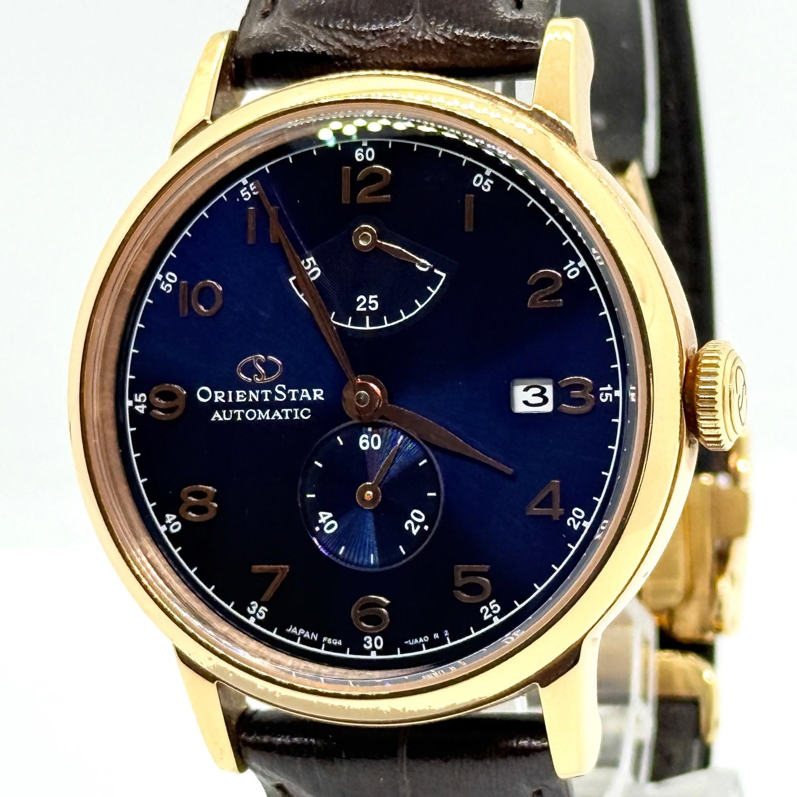 ORIENT オリエント オリエントスター ヘリテージゴシック ネイビー AT メンズ 限定モデル 1000本限定 RK-AW0005L 腕時計 稼働品
