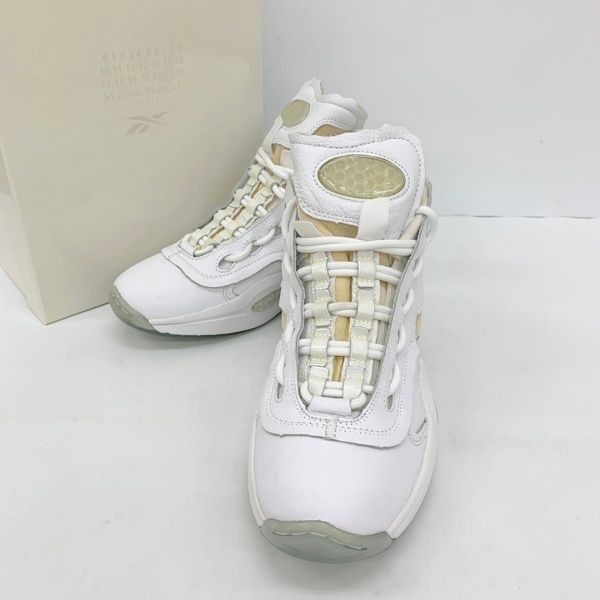 Maison Margiela Reebok メゾンマルジェラ リーボック スニーカー Project 0 CL Memory Of GW5000 メンズ 27.5cm ホワイト 靴 DF19509■