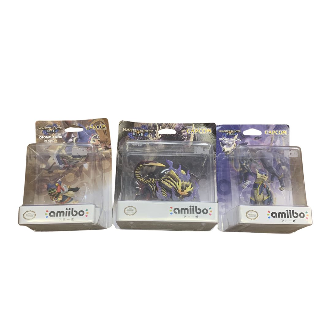 amiibo アミーボ MONSTER HUNTER RISE モンスターハンター ライズ 3点