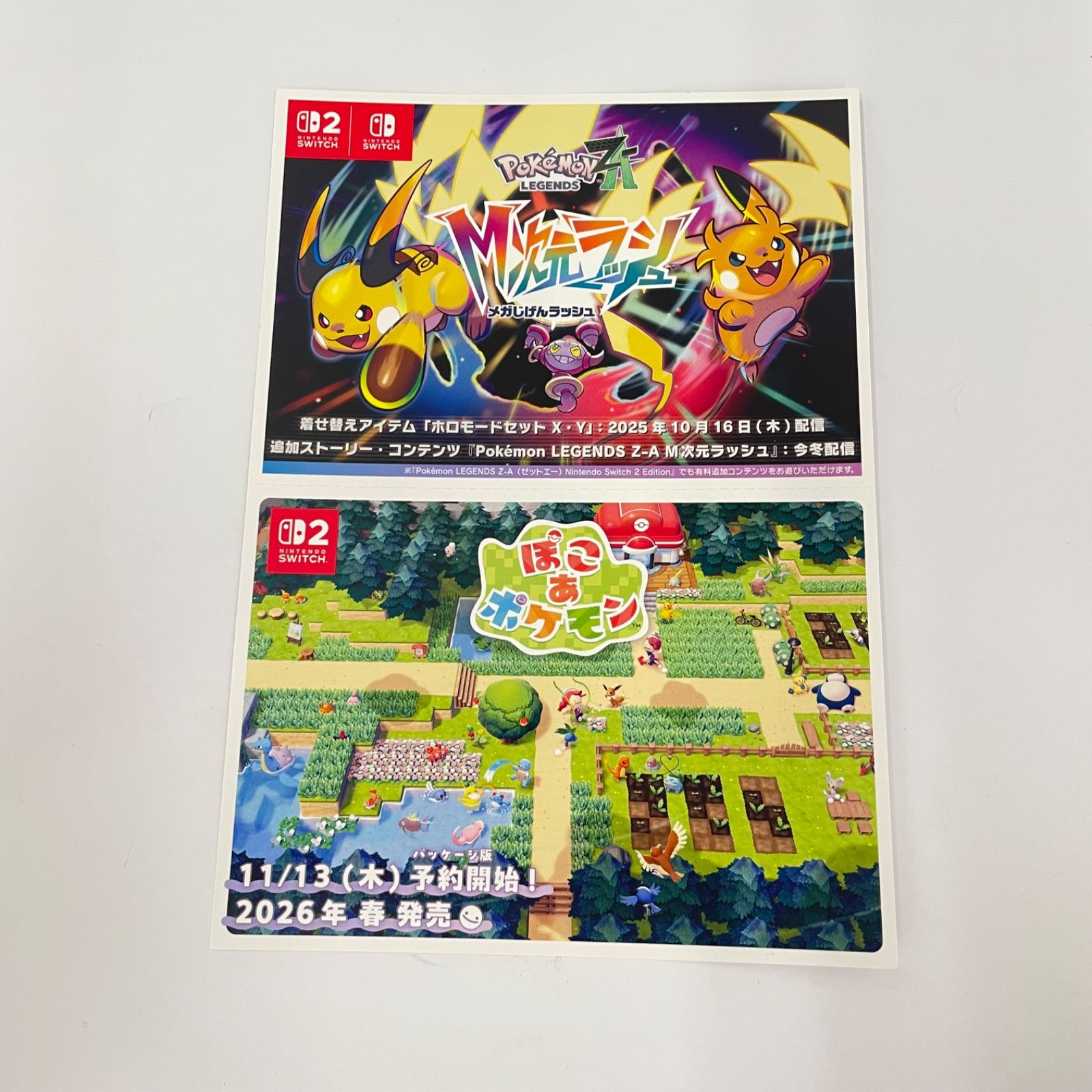 瀬戸店】ニンテンドースイッチ2 ポケモン レジェンズ ZA 早期購入特典 