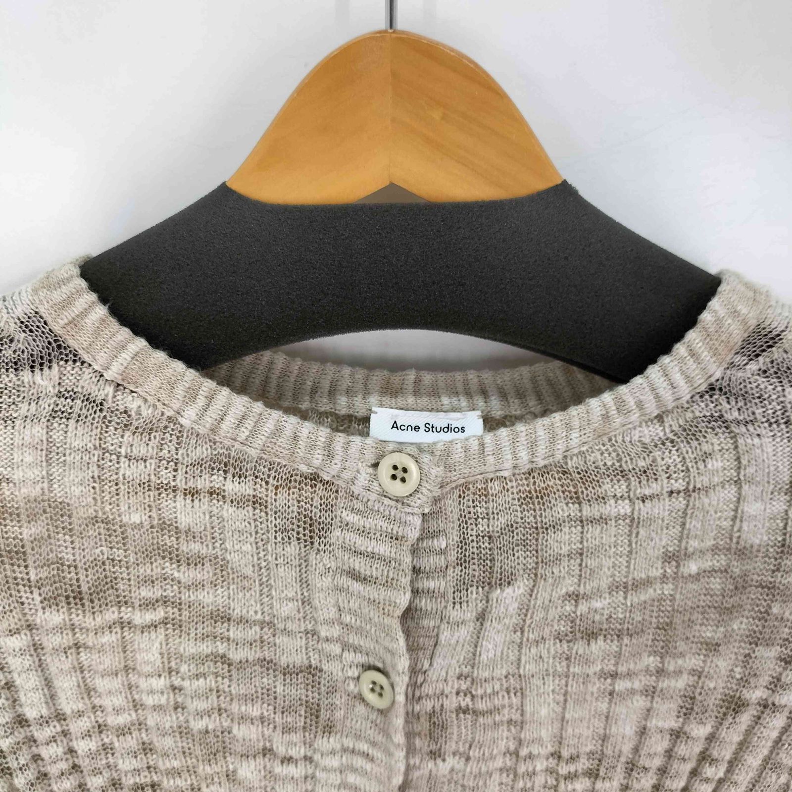 アクネストゥディオズ ACNE STUDIOS シアーリブカーディガン