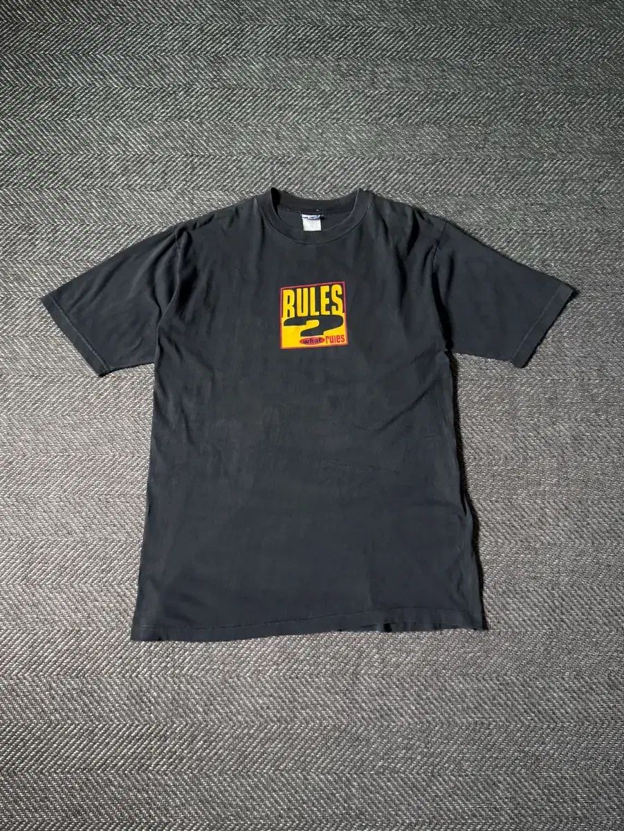 90s NO RULES カウンターカルチャー ヴィンテージ Tシャツ (105)