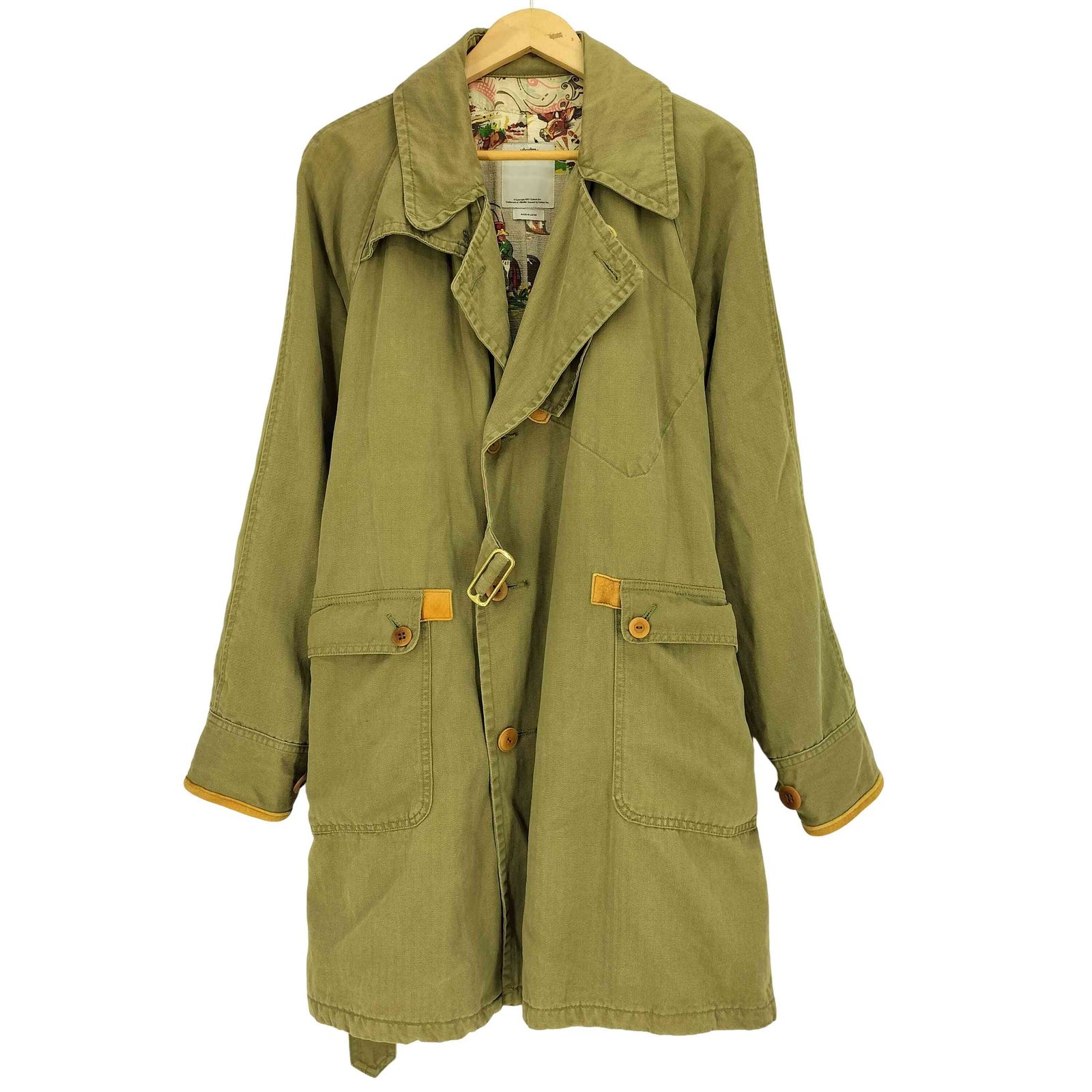 ビズビム VISVIM 14AW HENDEE TRENCH ヘリンボーン ヘンディトレンチ