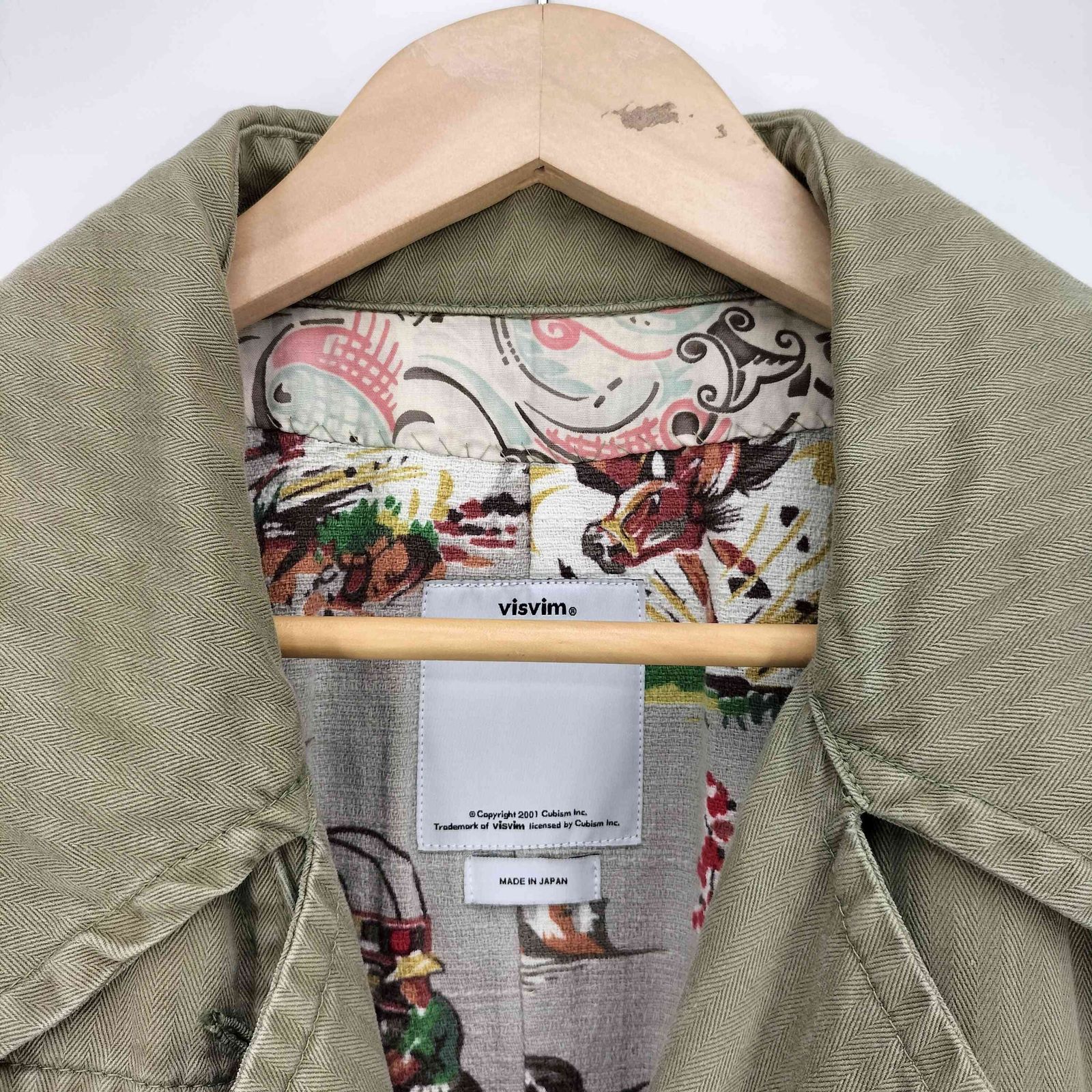 ビズビム VISVIM 14AW HENDEE TRENCH ヘリンボーン ヘンディトレンチ