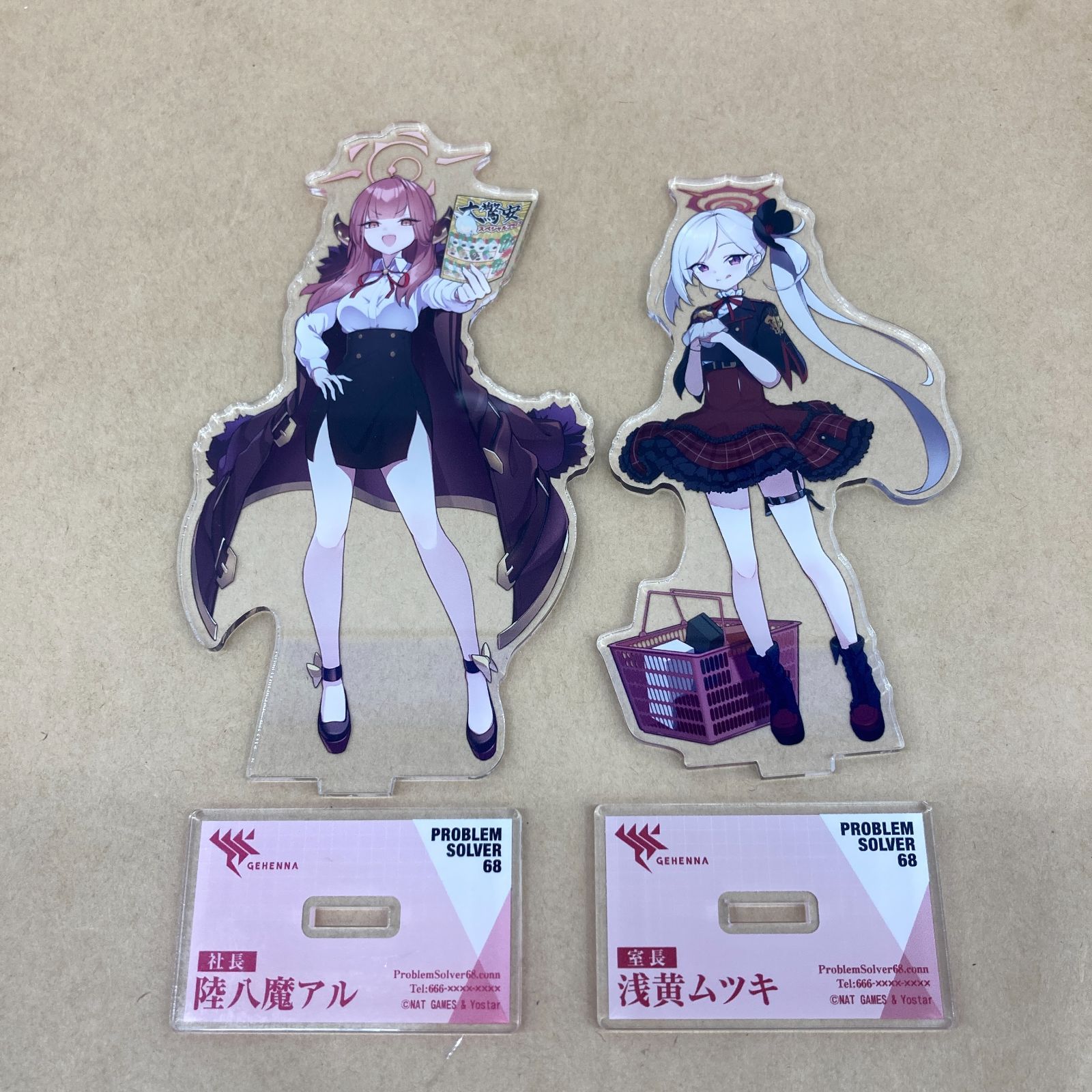 ドン・キホーテ ブルアカ×ドンキ 便利屋68 アクスタ 缶バッジ グッズ