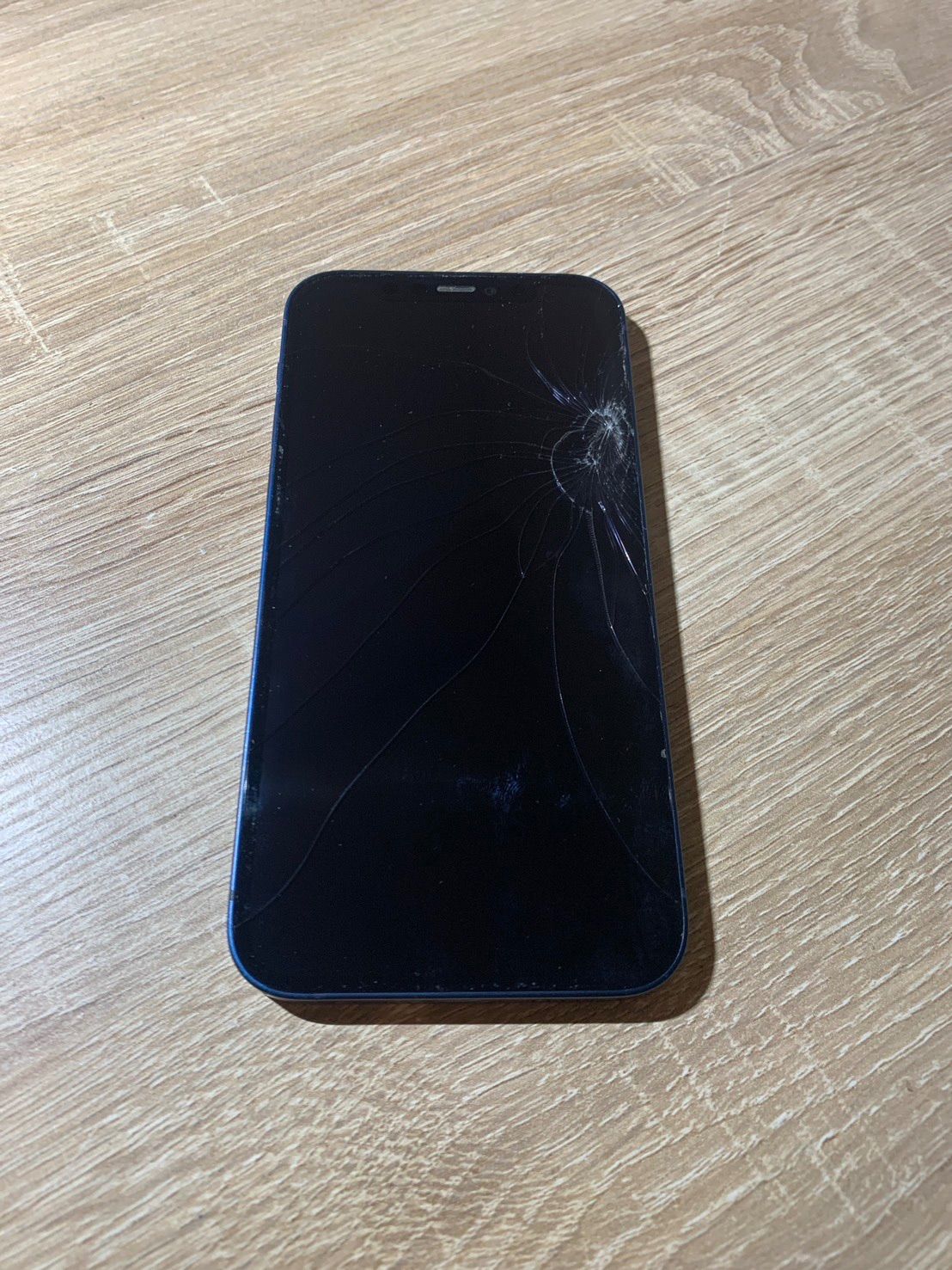 1849 iPhone 12 64GB ダークブルー ジャンク品【ネ】