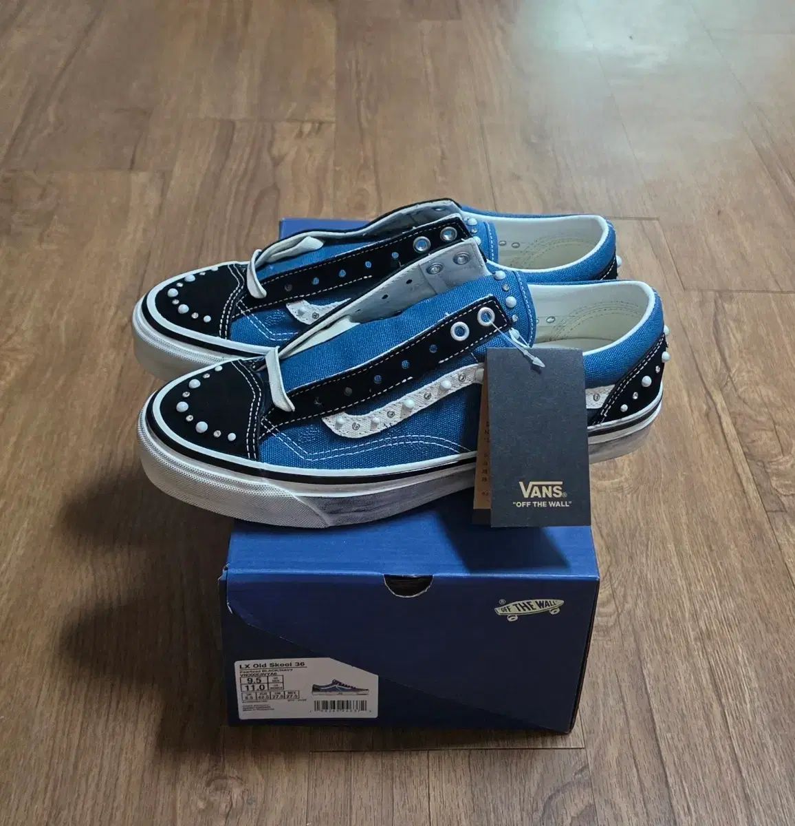 275 VANS（ヴァンズ） LX オールドスクール 36 パール RIIZE（ライズ）ド ネイビー ブラック