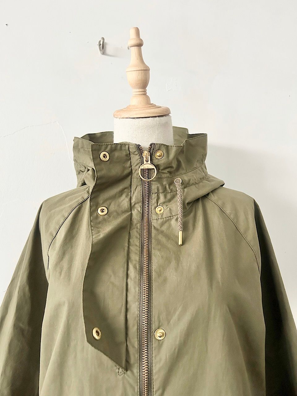 未使用】Barbour フード付きジャケット オリーブ サイズ8 - メルカリ