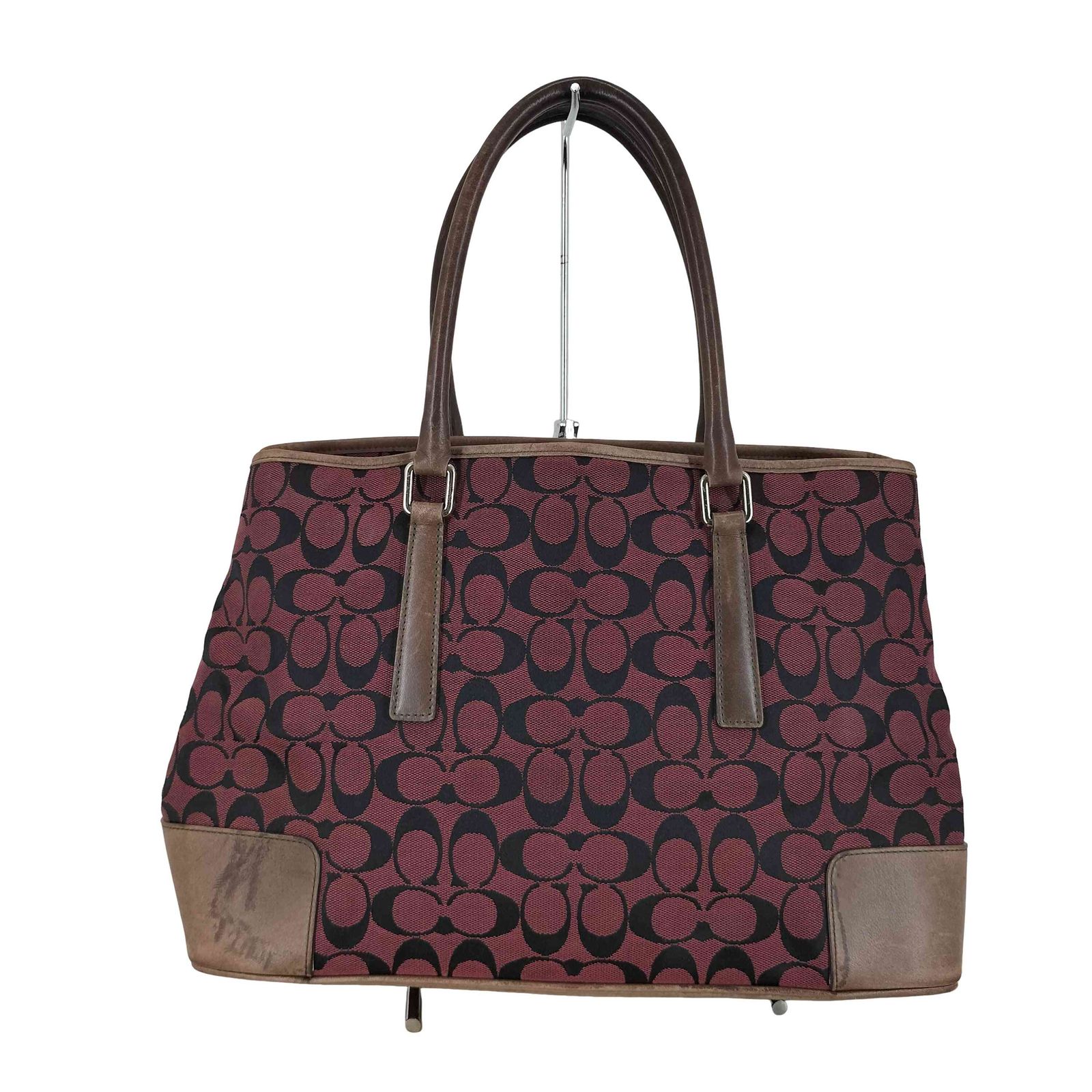 コーチ COACH シグネチャー ハンドバッグ signature hand bag レディース 表記無