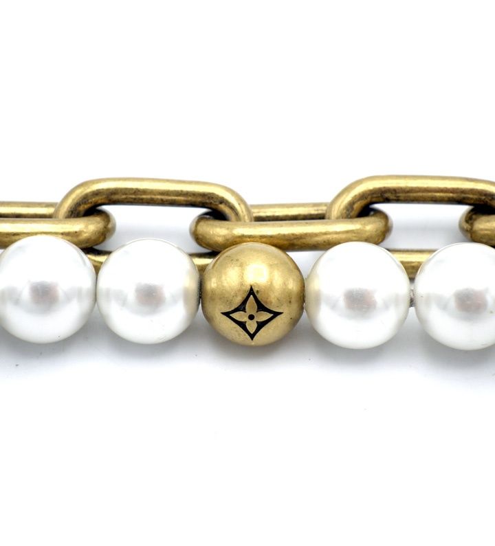 ルイヴィトン LOUIS VUITTON 24SS 【 LV Pearl Metal Chain Belt Bag