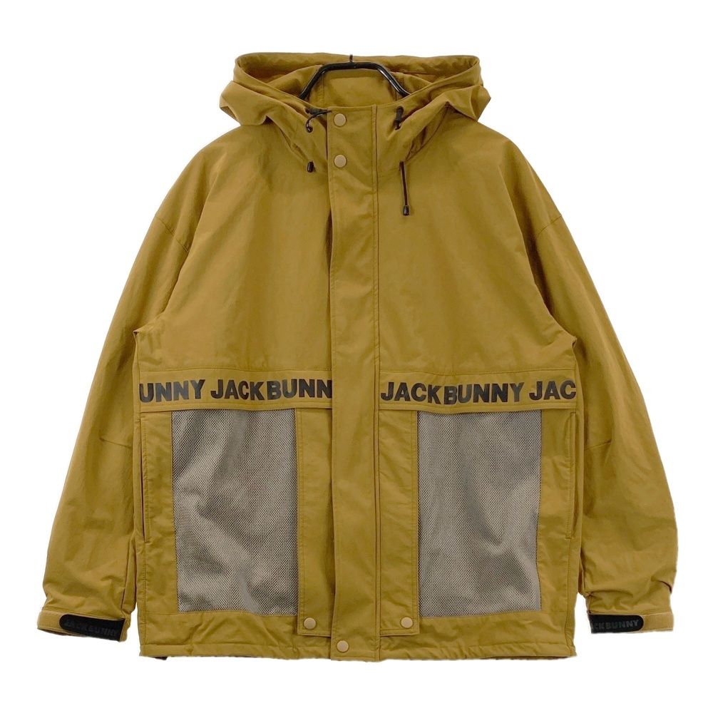 サイズ：4 JACK BUNNY ジャックバニー 262-220901 フード付 ナイロンジャケット ブラウン系 [240101717317] ゴルフウェア メンズ ストスト