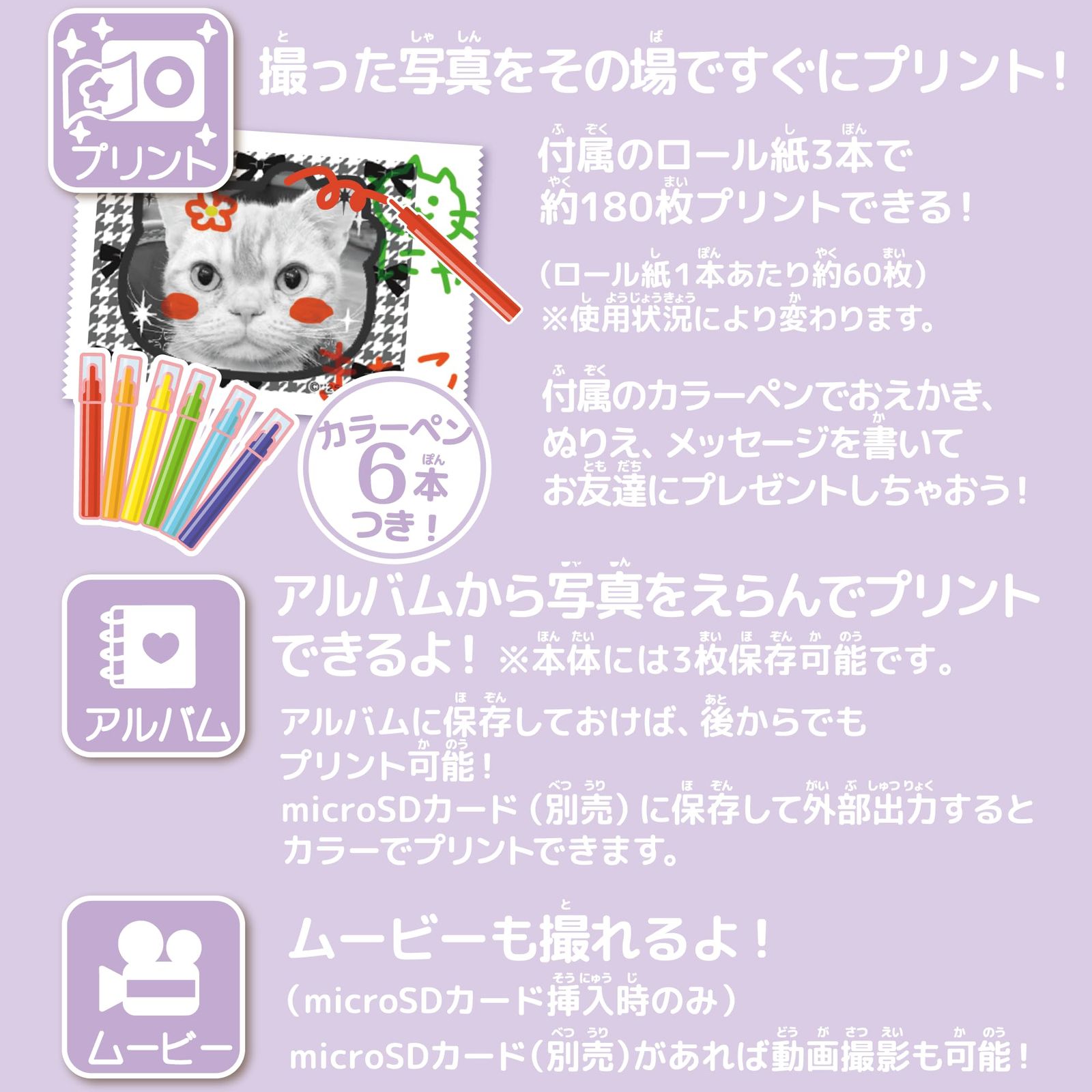 セガフェイブ (SEGA FAVE) PRINT CAMERA プリカ サンリオキャラクターズＤＸ [サンリオ] [本体 クリアケース]
