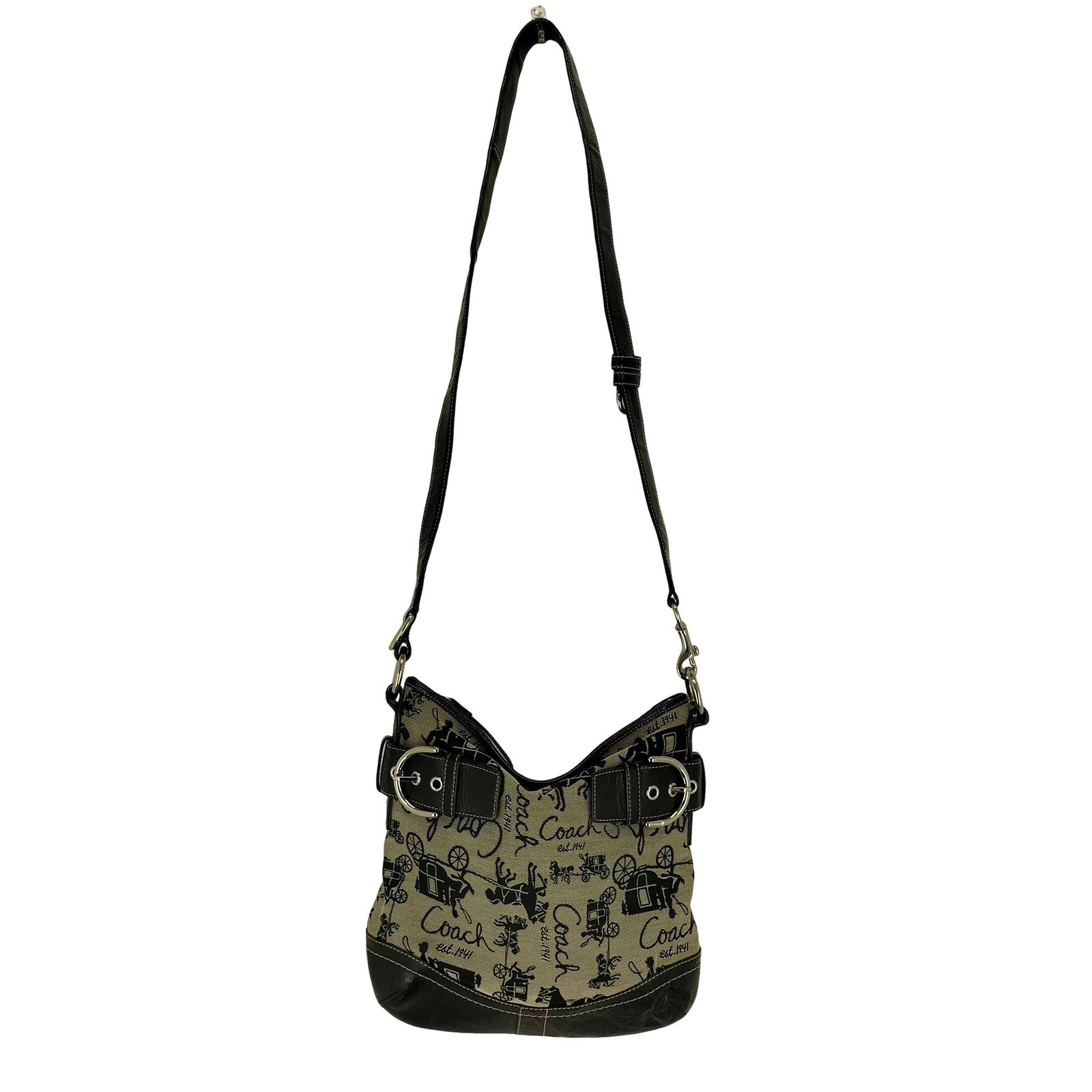 コーチ COACH 馬車柄 ショルダーバッグ hose carriage shoulder bag レディース 表記無