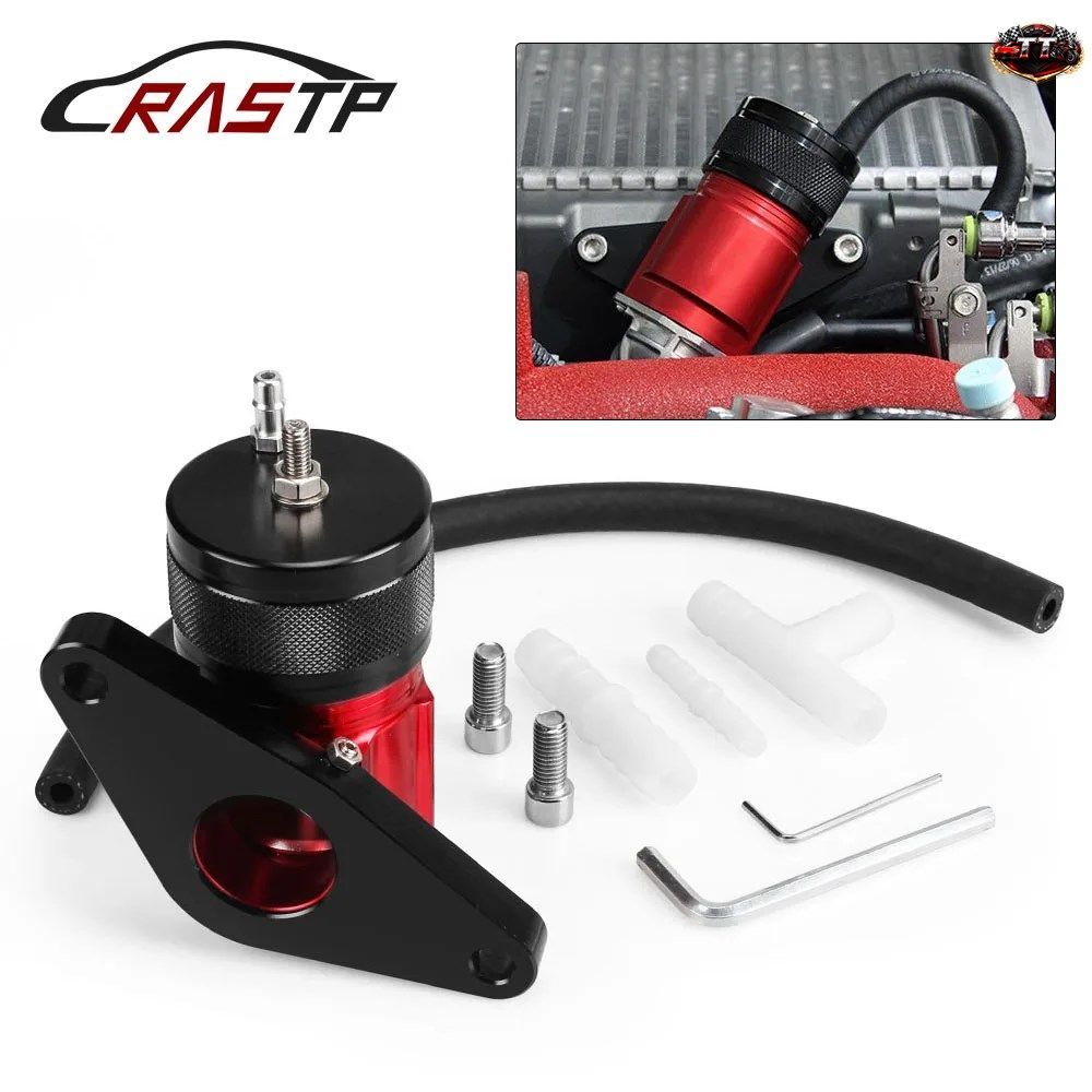 赤色の再循環ブローオフバルブ TS スバル 02-07 WRX 04-17 STI BOV RS-BOV051