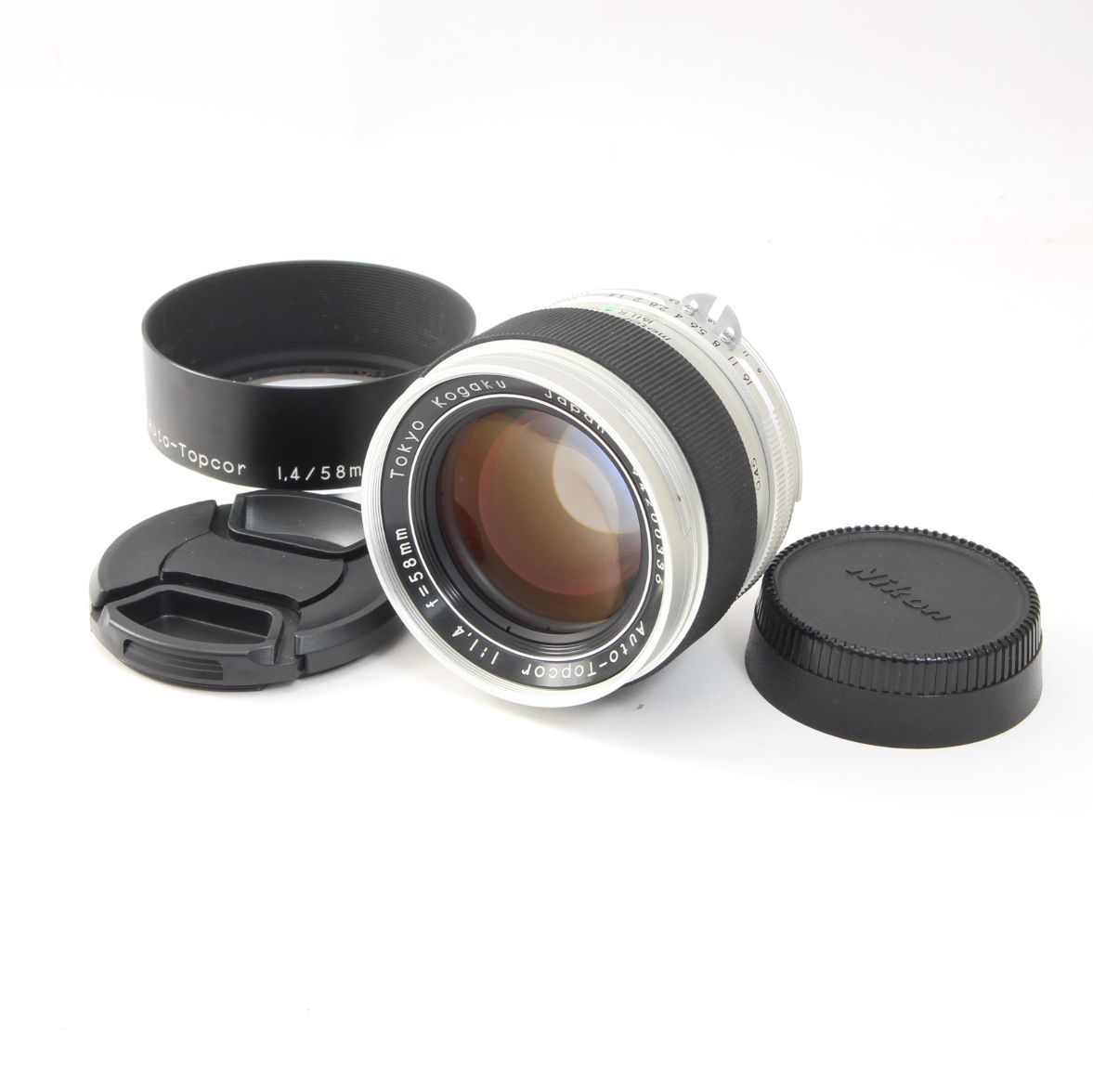 COSINA Auto Topcor 58mm F1.4 ニコンFマウント コシナ トプコン 東京