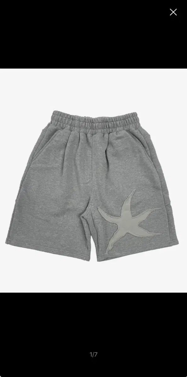 THECOLDESTMOMENT ザコールデストモーメント starfish half sweat pants (grey