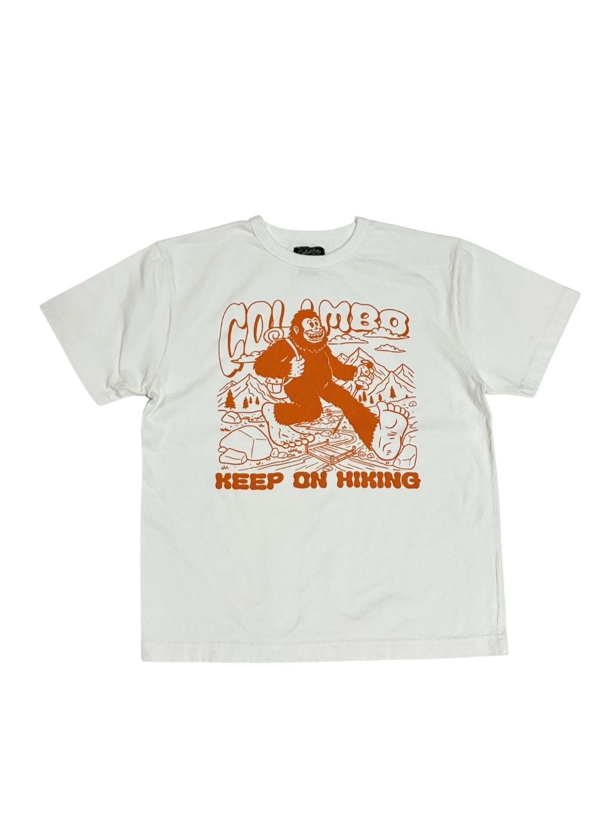 コリンボ Tシャツ BIGFOOT HIKKING 白