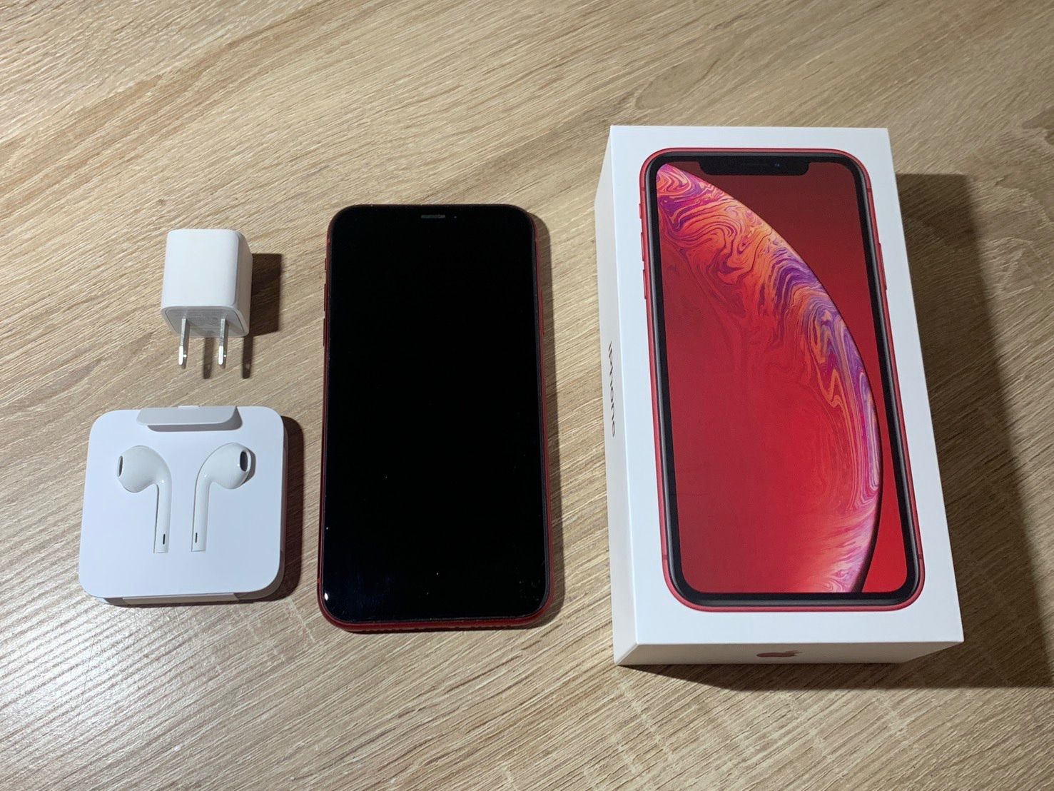 1914 iPhone XR 128GB レッド 動作確認済み 美品【コ】