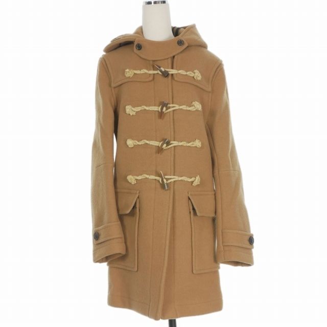 バルマン BALMAIN ウール ロングダッフルコート ジャケット 長袖 46 ブラウン 茶 国内正規
