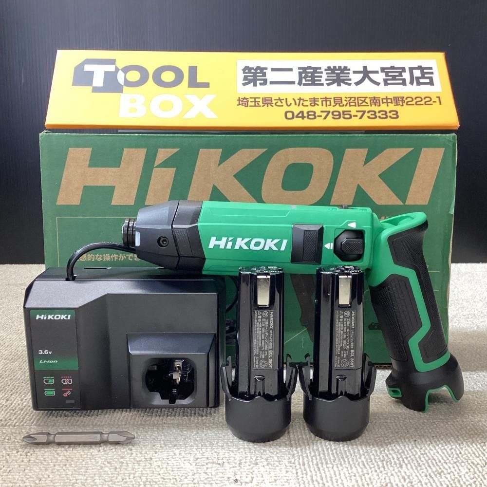 【中古美品】HiKOKI/ハイコーキ WH3DA(2JS) 3.6Vコードレスペンインパクトドライバ【203】