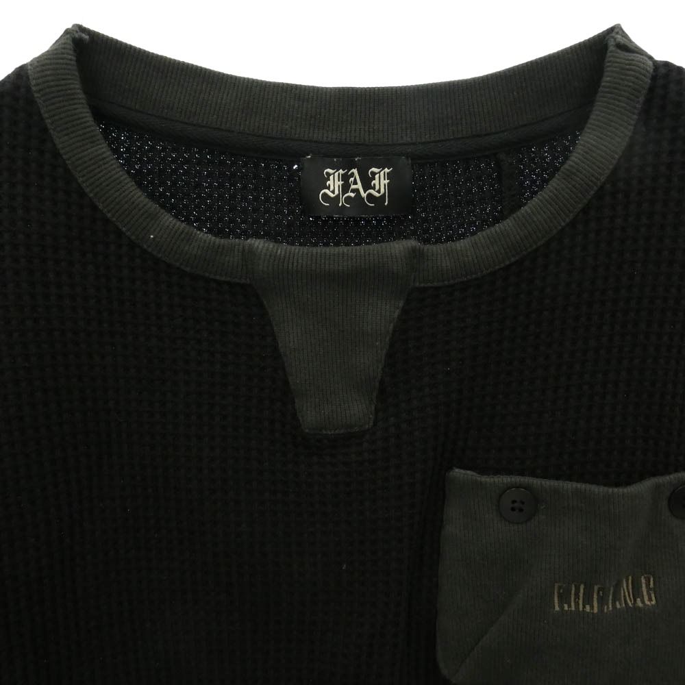 エフエーエフ FAF 4121207 Pacis Thermal Henley Neck サーマル