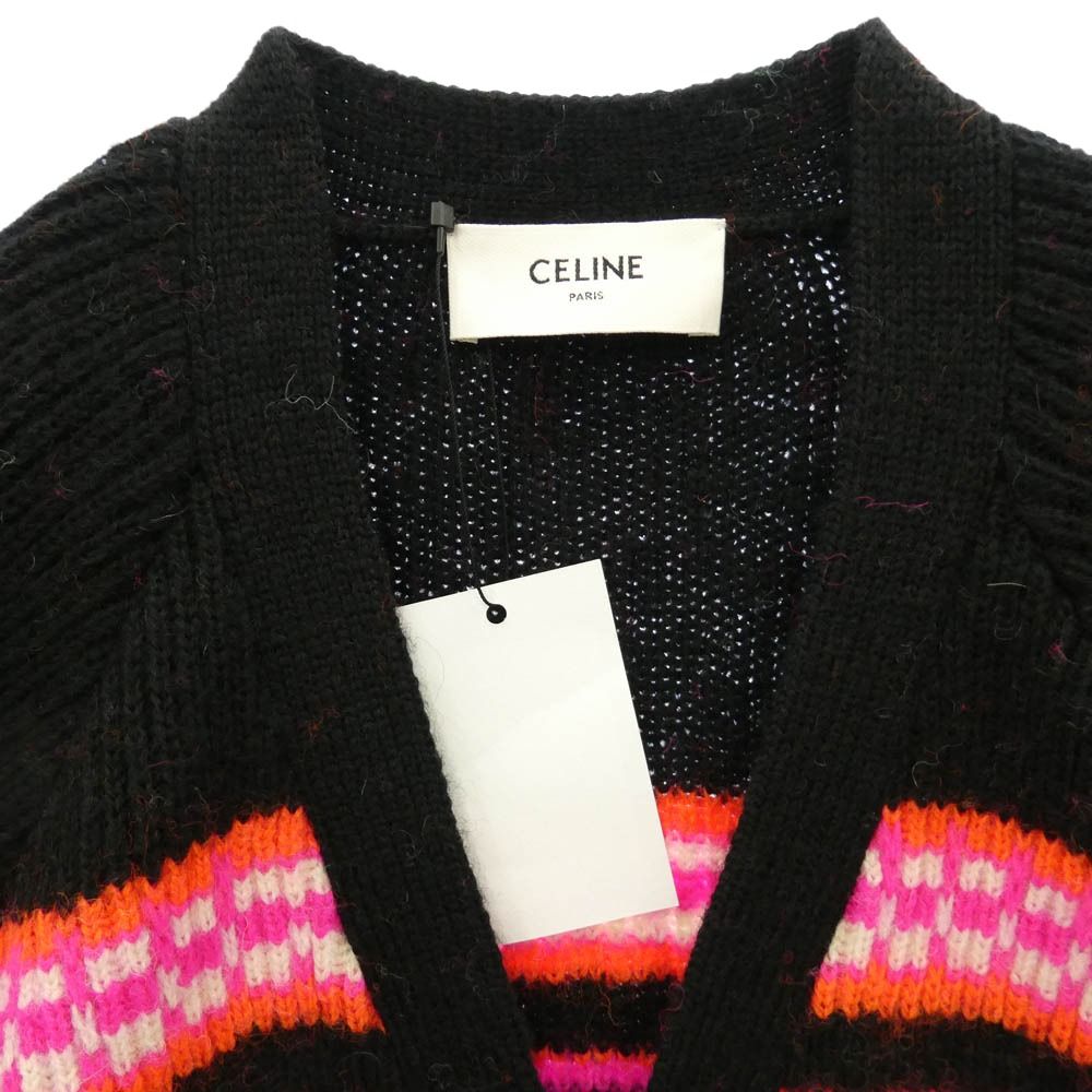 CELINE セリーヌ 2AC91579S Ski Jacquard Wool Knit Cardigan スキー