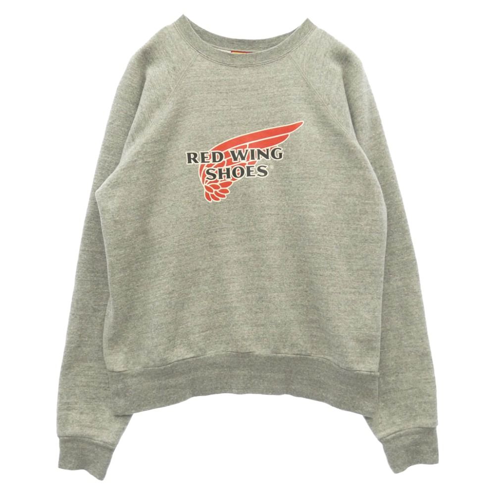 HUMAN MADE ヒューマンメイド RED WING レッドウィング × RED WING レッドウィング RAGLAN SWEATSHIRT ラグラン スウェットシャツ グレー系 M【中古】