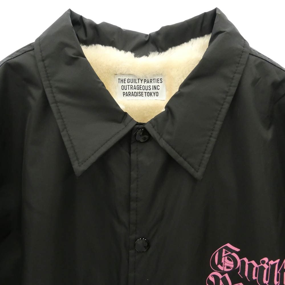 WACKO MARIA ワコマリア 21AW 天国東京 パッチ プリント ボア コーチ