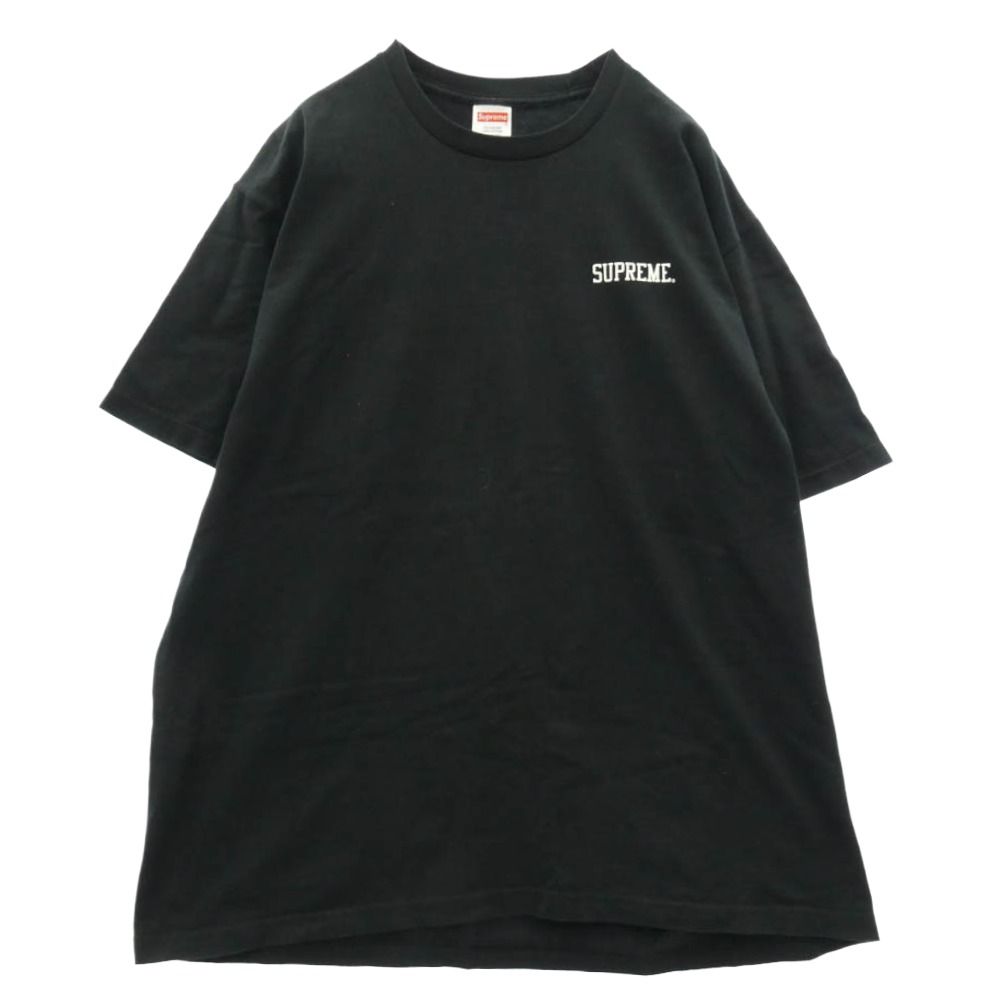 Supreme シュプリーム 22AW Gremlins Greta Tee グレムリン ロゴ プリント コットン 半袖 Tシャツ カットソー ブラック系 XL【中古】