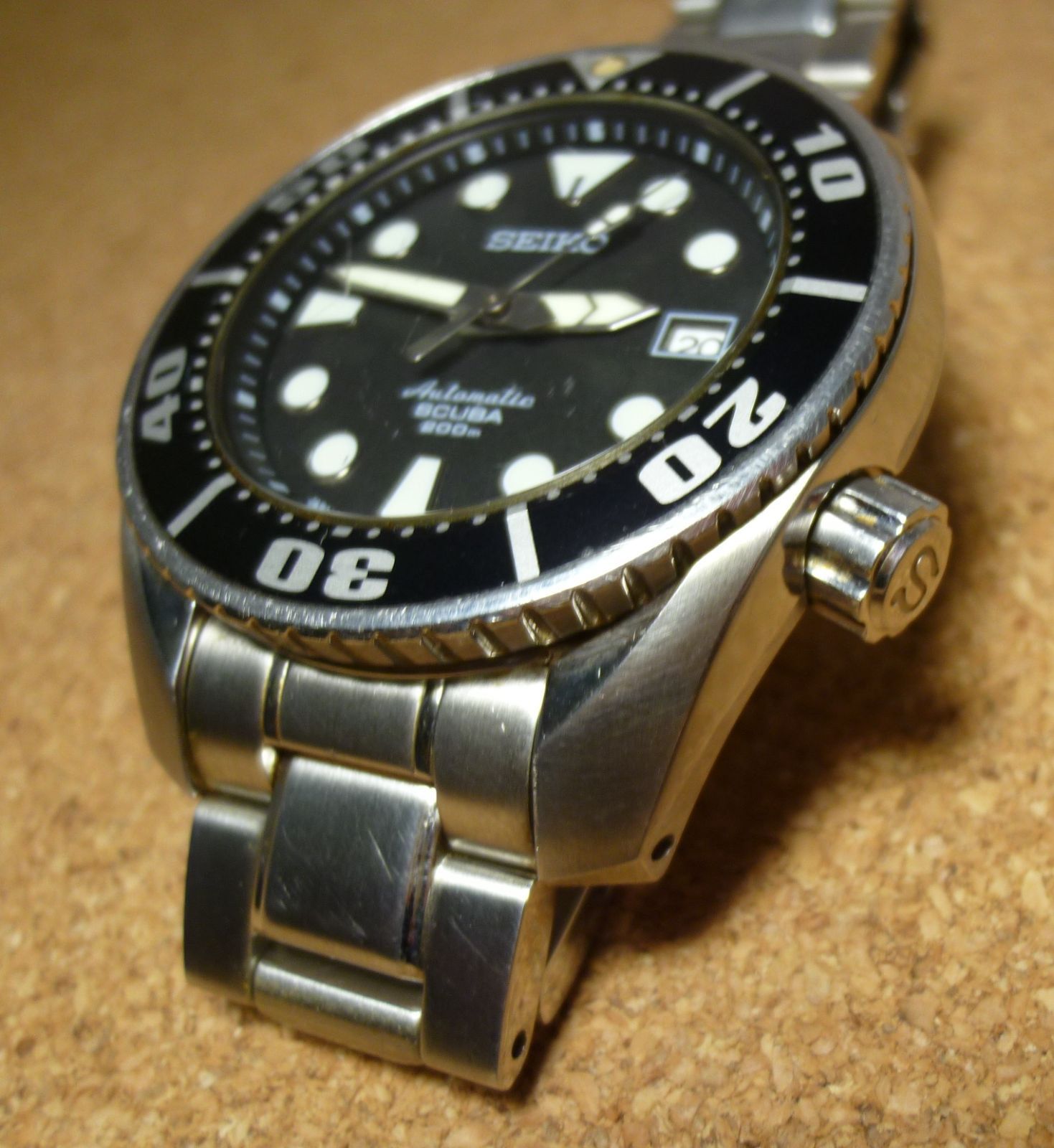 中古品 SEIKO プロスペックス スキューバ 自動巻き腕時計 200m防水