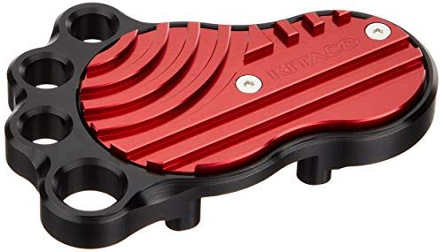 キタコ(KITACO) ビッグフット (レッド) モンキー125(JB02/JB03/JB05) グロム(JC61/JC75/JC92) ダックス125(JB04/JB06) アルミ削り出し/アルマイト仕上げ 516-1300920ts 75e2dc38