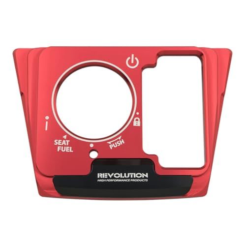 REVOLUTION ホンダ フォルツァ キー パネルカバー Switch Key Cap CNC (2 parts) for HONDA FORZA MF13 MF15 MF17 (Red)ts 08f50f19