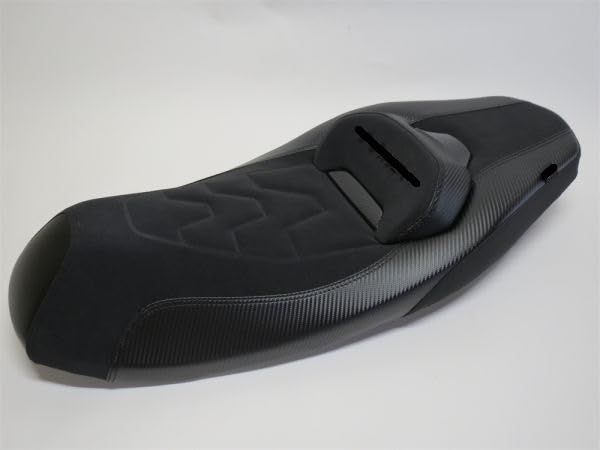 KKM 適合車種 NMAX nmax 2021-2024 V2 NMAX155（SG66J） NMAX125（SEG6J）ローダウン スポーツカーボンシート 黒 [並行輸入品]ts 61ae86d7