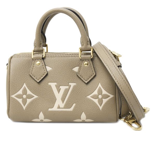 ルイヴィトン バッグ レディース ナノスピーディ ハンドバッグ ショルダーバッグ モノグラム・アンプラント Louis Vuitton M82890 未使用展示品