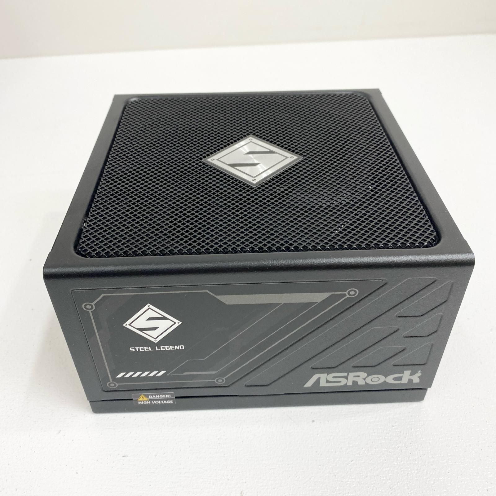 【加古川店】ASROCK SL-1000G 電源ユニット 90-UXS100-GFJAAA 1000W, 80PLUS GOLD ATX3.1/PCIe 5.1対応 箱・インシュロック・ケーブル・ケーブルホルダー付属 ケーブル欠品無し 【403】 9,798円