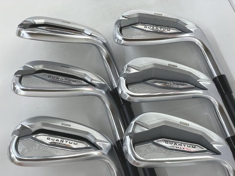 キャロウェイ　QUANTUM MAX　ATHLEMAX 60 for Callaway　Rフレックス　アイアンセット　中古　ゴルフドゥ！岡山青江店【最短即日発送】