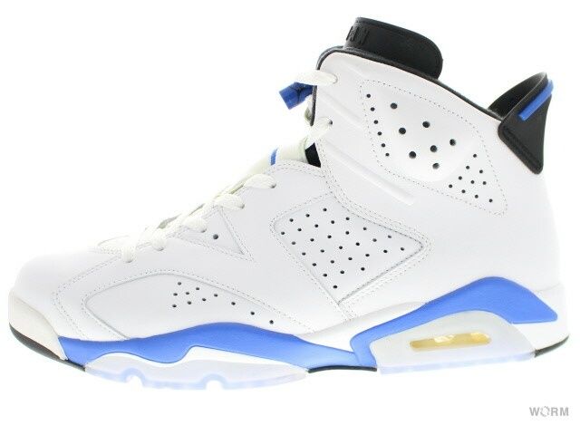 【US8.5】 AIR JORDAN 6 RETRO SPORT BLUE 384664-107 【新古品】