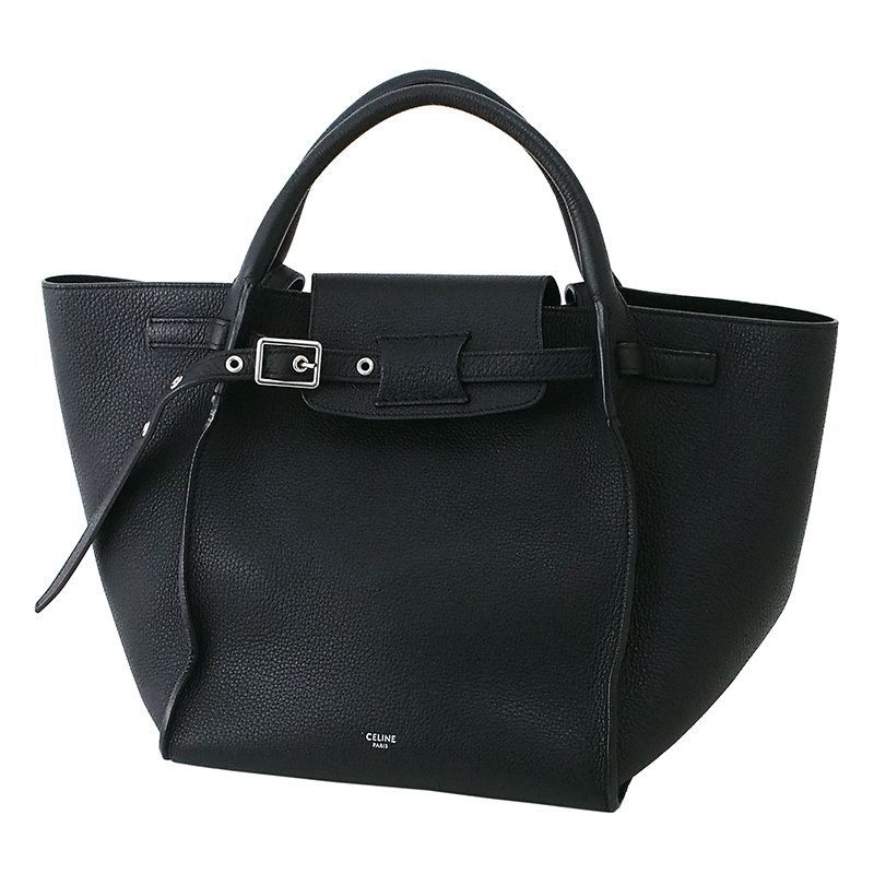 セリーヌ CELINE ビッグバッグ スモール ブラック ハンドバッグ ショルダーバッグ レザー 189313