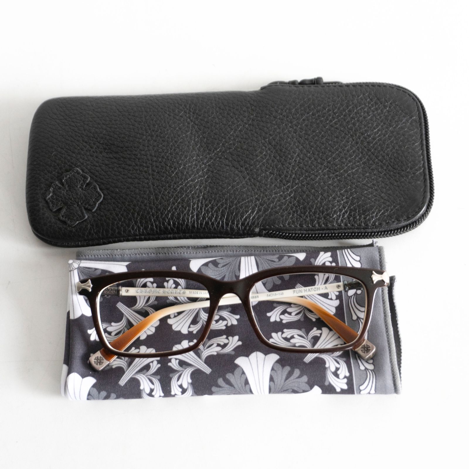 【最高級】CHROME HEARTS【FUN HATCH 54□18-148】 クロムハーツ サングラスフレーム レンズ無し 26060615 最高級】CHROME HEARTS【FUN HATCH 54□18-148】 クロムハーツ