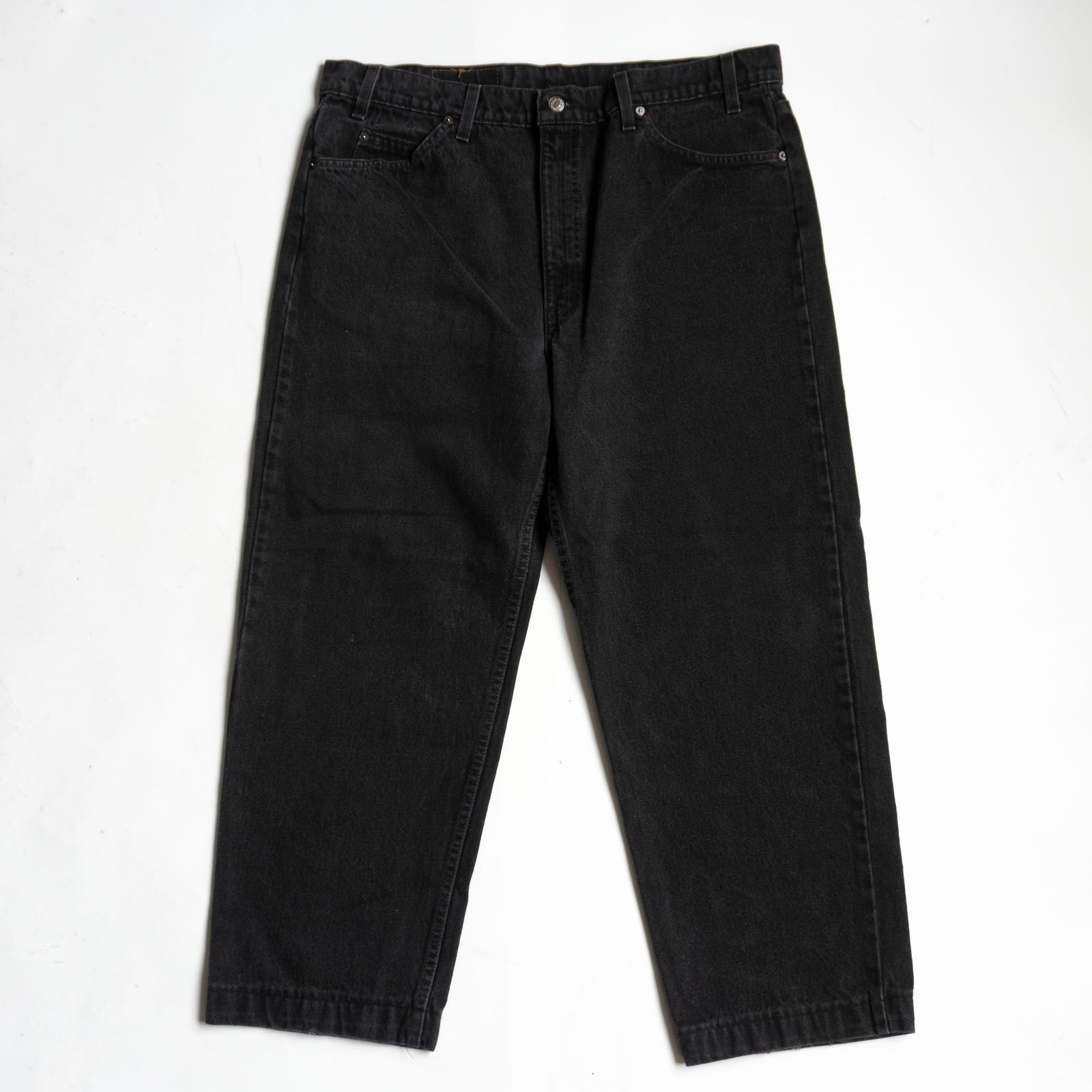 雰囲気抜群/ゴールデンサイズ】 LEVI'S 【550 後染め ブラックデニム