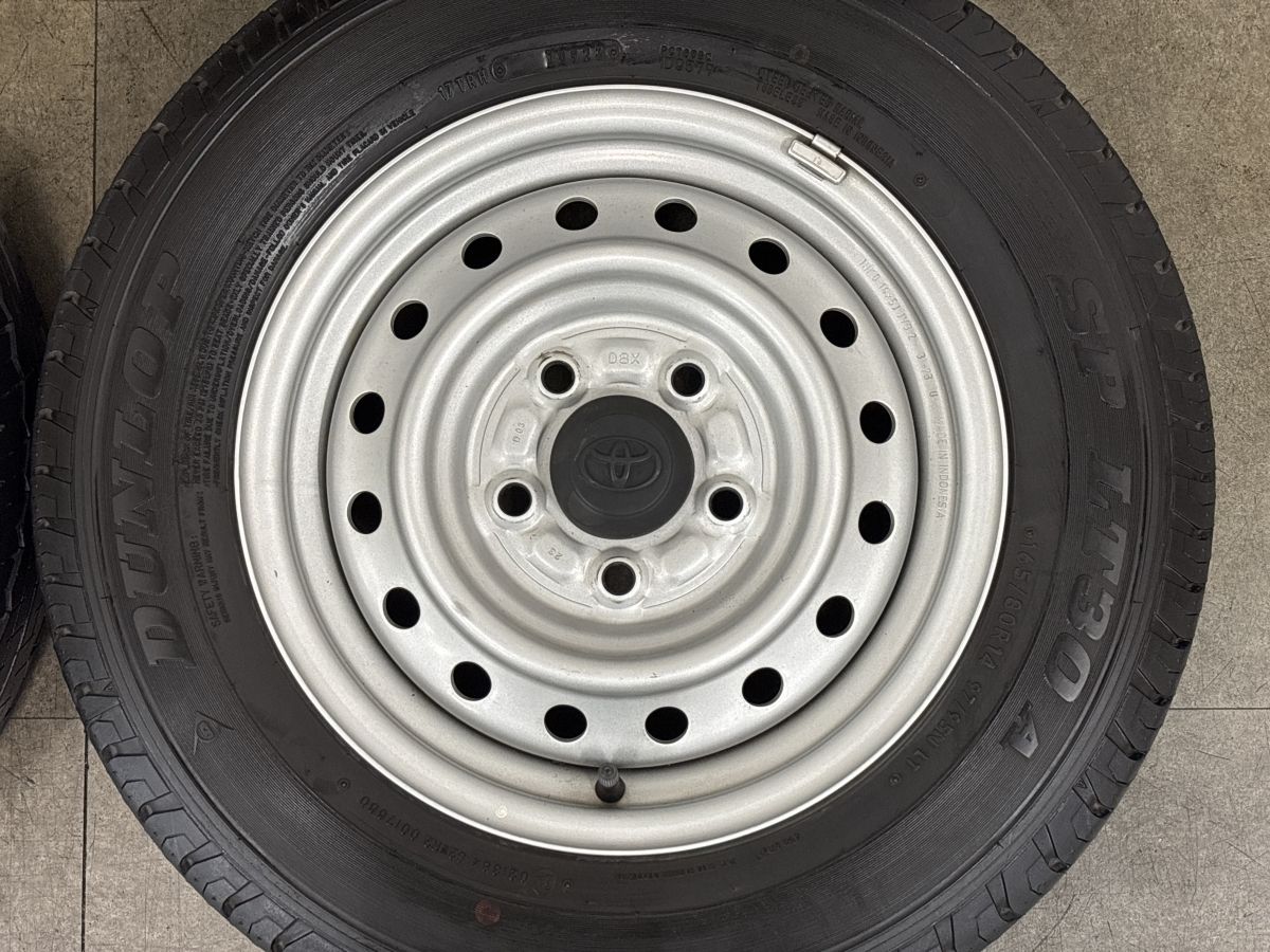 バリ溝 サマータイヤセット】トヨタ タウンエース 純正 14in 5J +50