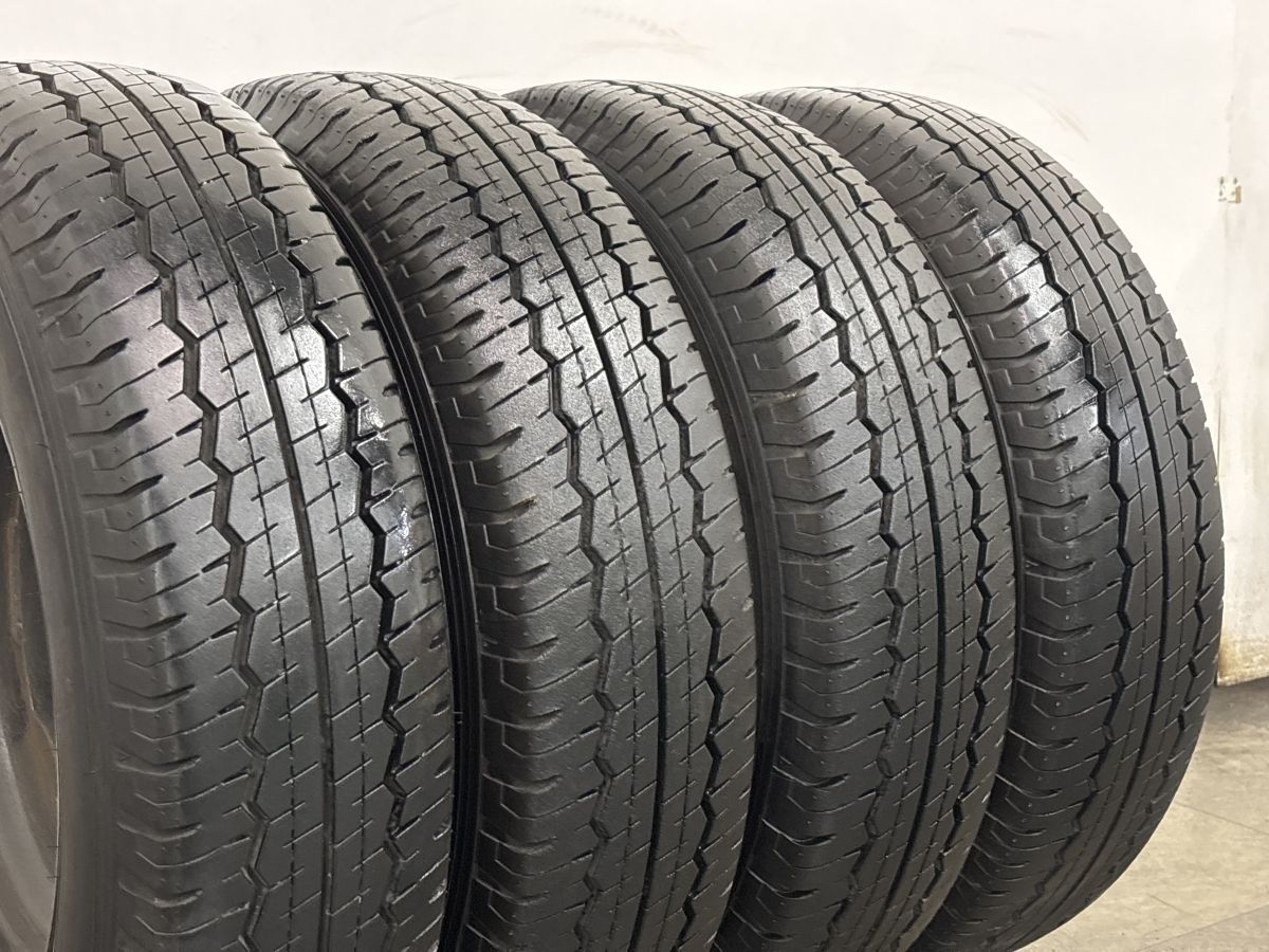 バリ溝 サマータイヤセット】トヨタ タウンエース 純正 14in 5J +50