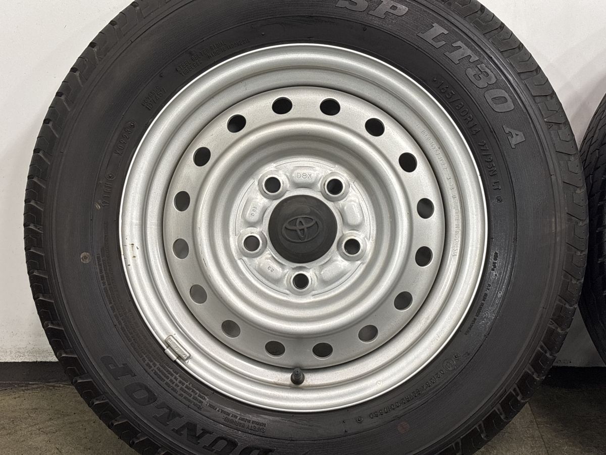 バリ溝 サマータイヤセット】トヨタ タウンエース 純正 14in 5J +50